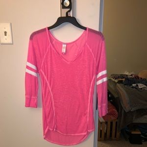 Pink lounge shirt